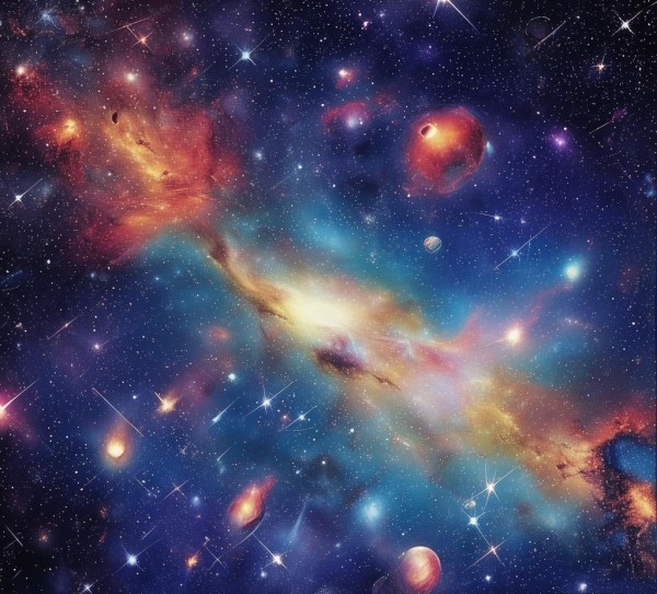 星空震撼，商务PPT中的视觉盛宴